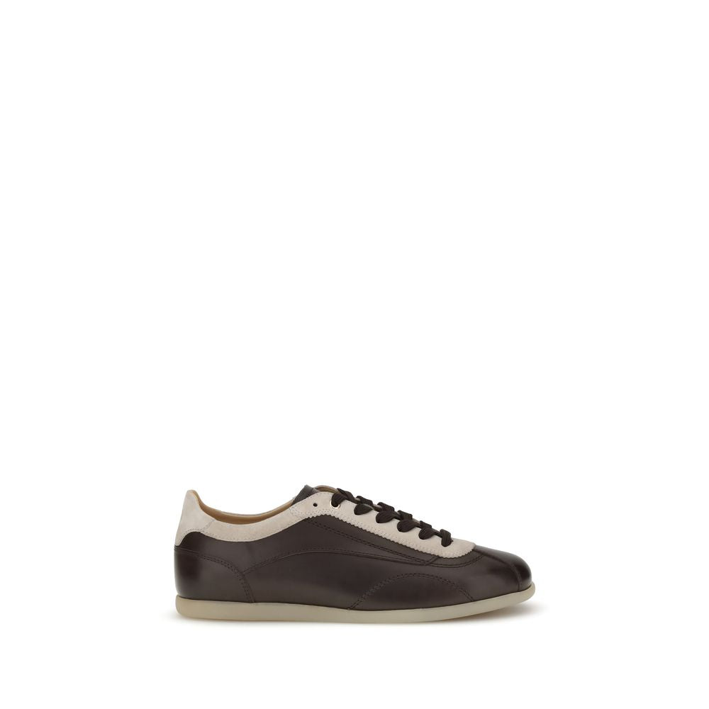 Multicolor Leather Low Top Sneakers