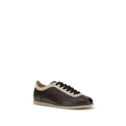 Multicolor Leather Low Top Sneakers