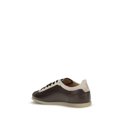 Multicolor Leather Low Top Sneakers