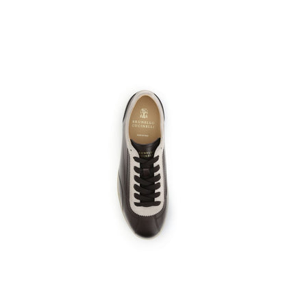 Multicolor Leather Low Top Sneakers