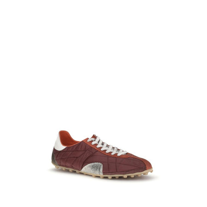 Multicolor Cotton Low Top Sneakers