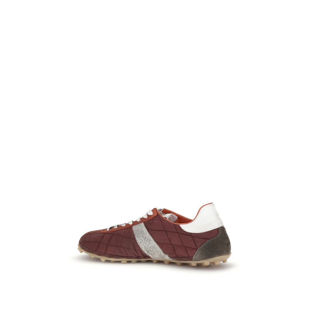 Multicolor Cotton Low Top Sneakers