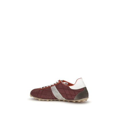 Multicolor Cotton Low Top Sneakers
