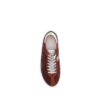 Multicolor Cotton Low Top Sneakers