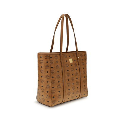 Beige Fabric Handbag