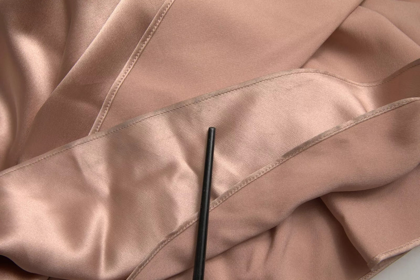 Pink Silk Stretch Sheath Mermaid Gown Dress