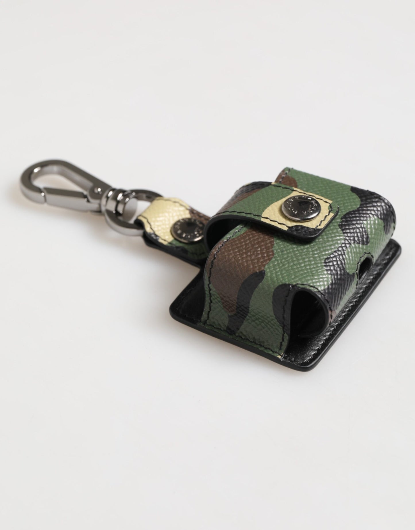 Multicolor Camouflage Leather Metal Accessory  Airpods Case