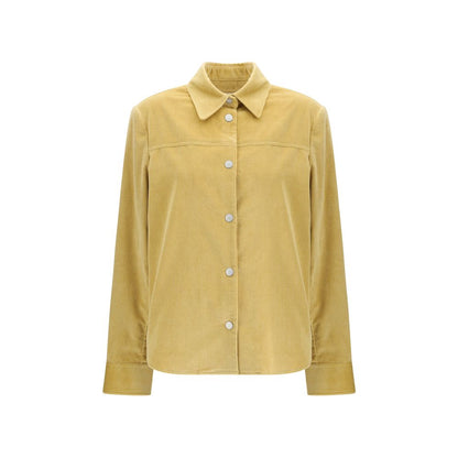 Yellow Cotton Denim Jacket