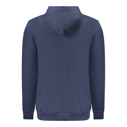 Blue Cotton Men Sweater