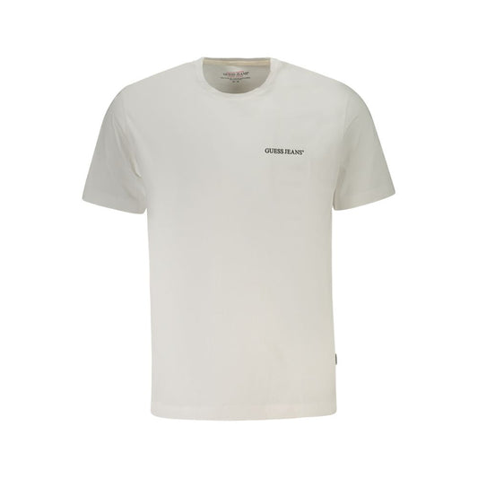 White Cotton Men T-Shirt