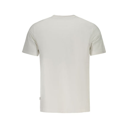 White Cotton Men T-Shirt