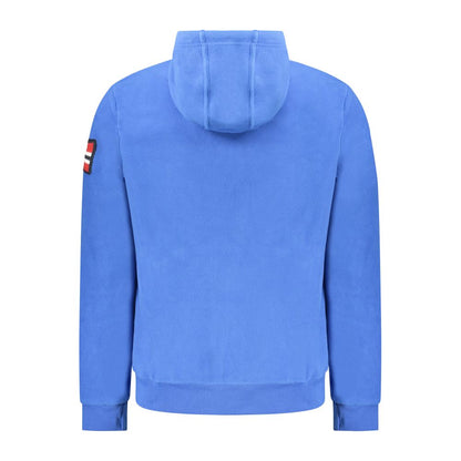 Blue Polyester Men Sweater