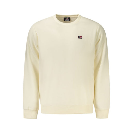 White Cotton Men Sweater