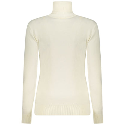 White Viscose Women Sweater