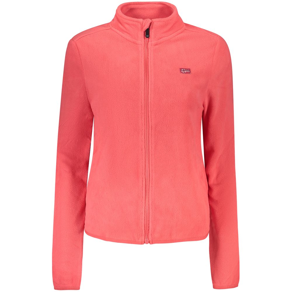 Pink Polyester Women Sweater