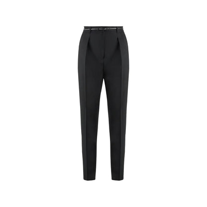 Black Elastane Dress Pants