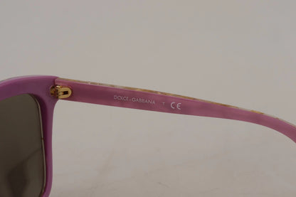 DG4251 Violet Full Rim Rectangle Frame Shades Sunglasses