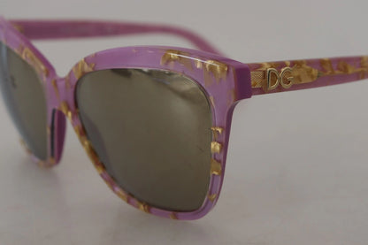 DG4251 Violet Full Rim Rectangle Frame Shades Sunglasses