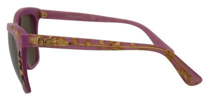 DG4251 Violet Full Rim Rectangle Frame Shades Sunglasses
