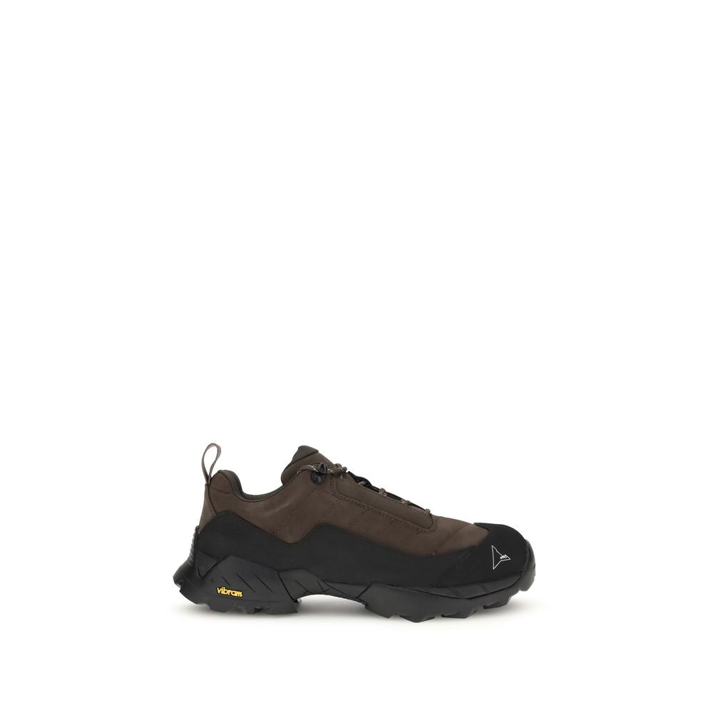 Brown Calf Leather Bos Taurus Athletic Sneakers