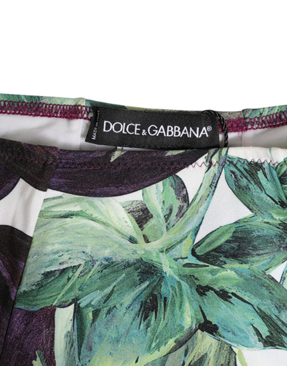 Eggplant Print High-Waist Briefs Underwear