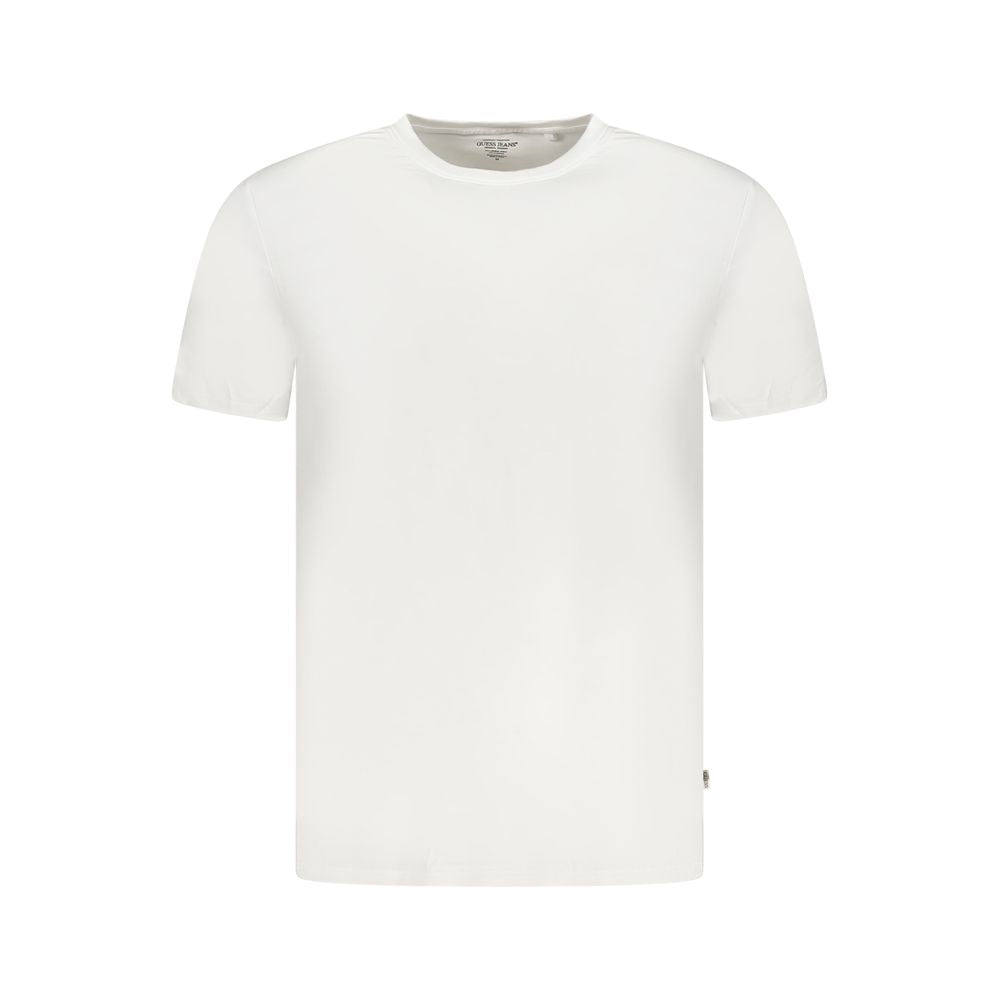 White Elastane T-Shirt