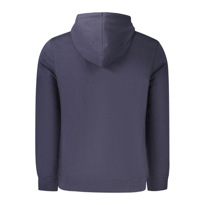 Blue Cotton Men Sweater
