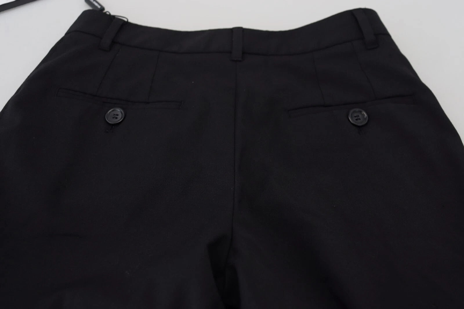Black High Waist Skinny Trouser STAFF Pants
