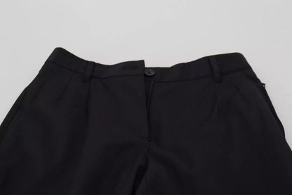 Black High Waist Skinny Trouser STAFF Pants