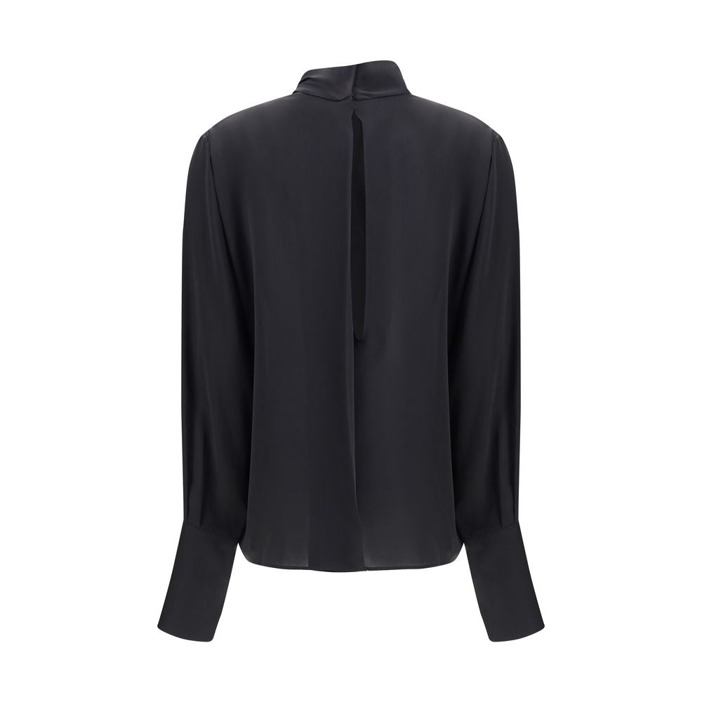 Black Silk Blouse