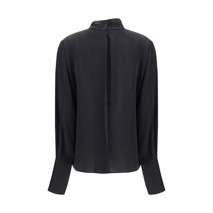 Black Silk Blouse