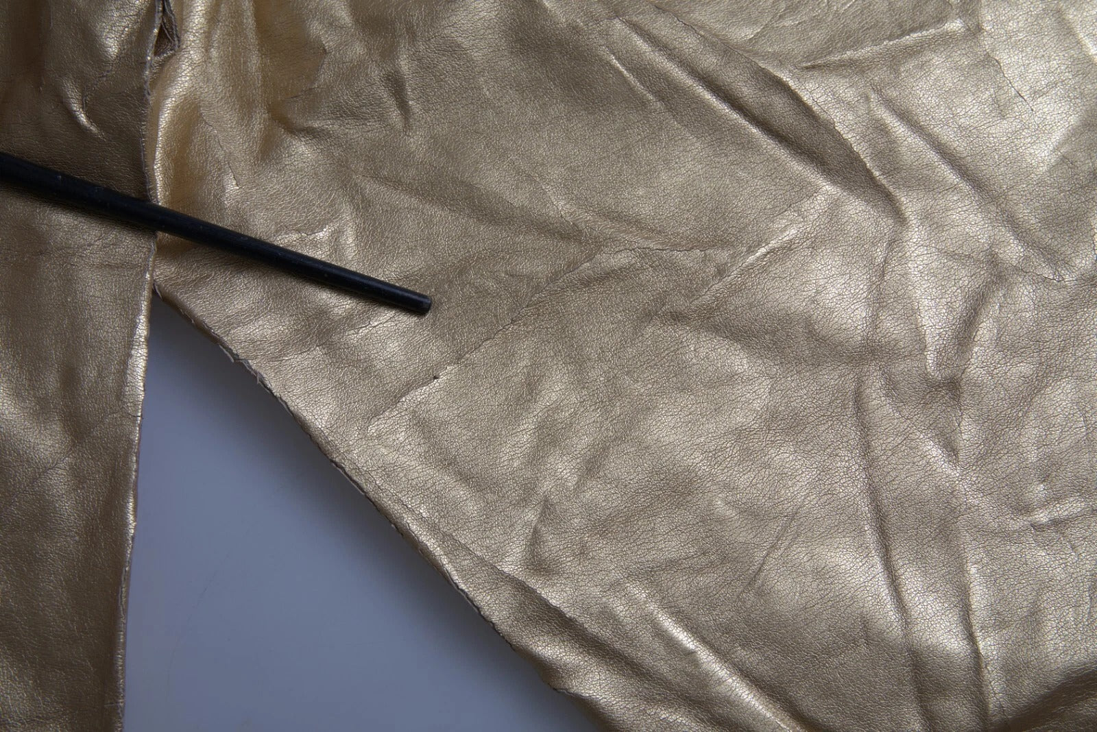 Gold High Waist Skinny Women Metallic Pants