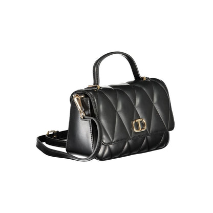 Nero Polyurethane Women's Shoulder Bag