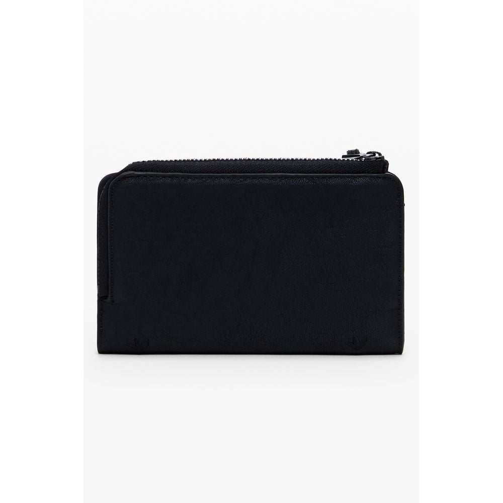 Black Polyethylene Women Wallet