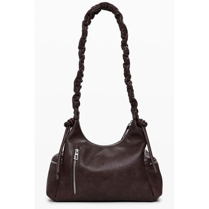 Brown Polyethylene Women Handbag