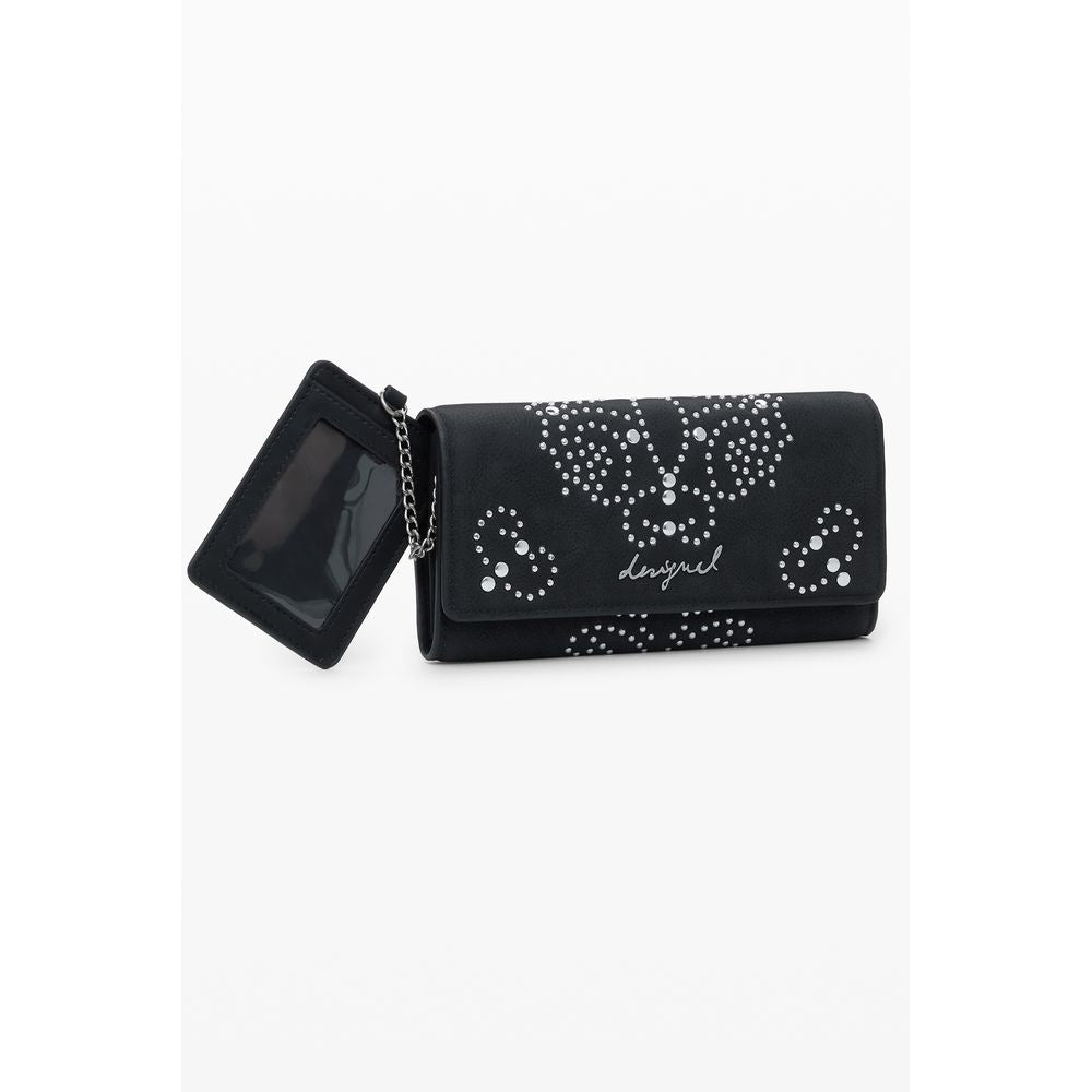 Black Polyethylene Women Wallet