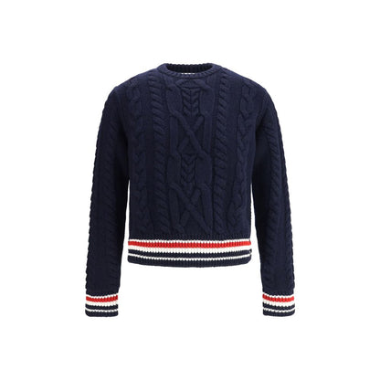 Blue Fleece Wool Sweatshirt