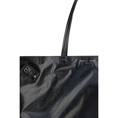 Black Leather Shoulder Bag