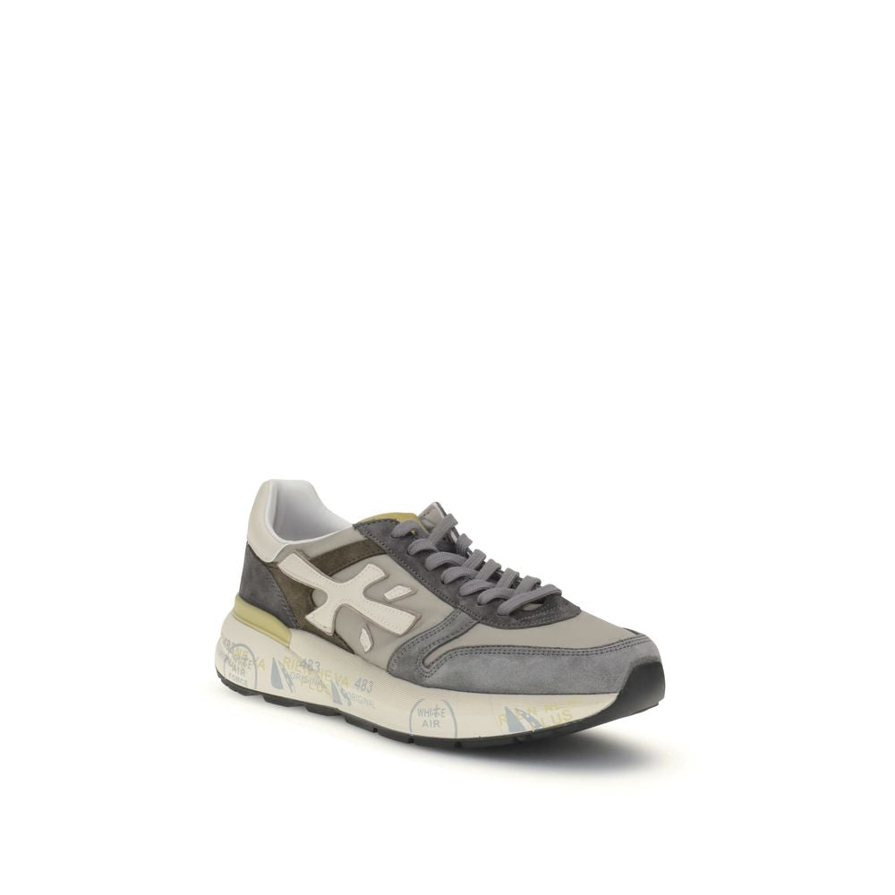 Multicolor Calf Leather Bos Taurus Low Top Sneakers