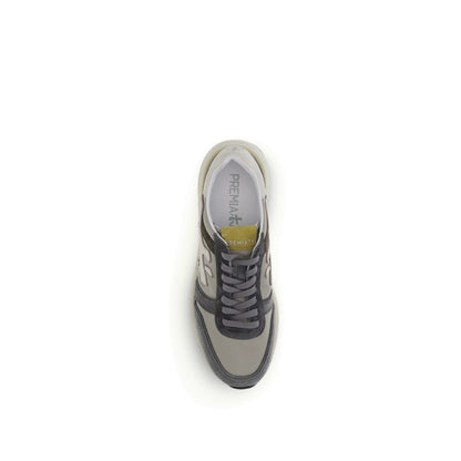 Multicolor Calf Leather Bos Taurus Low Top Sneakers