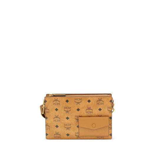 Brown Canvas Shoulder Bag