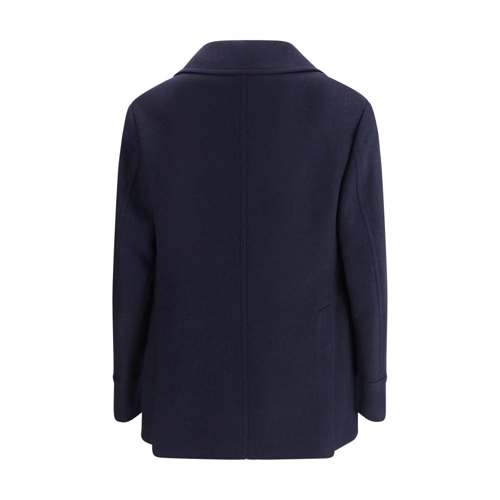 Blue Wool Coat