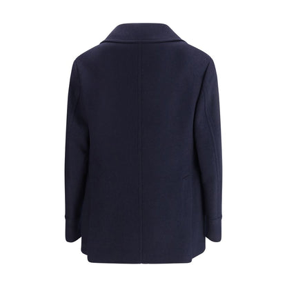 Blue Wool Coat