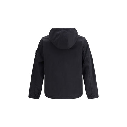 Black Cotton Shell Jacket
