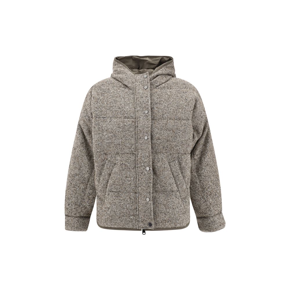 Brown Fleece Wool Coat