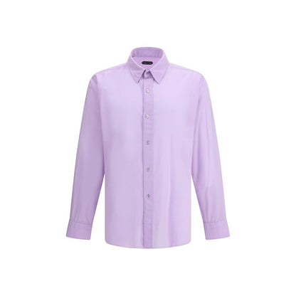 Purple Cotton Dress Shirt