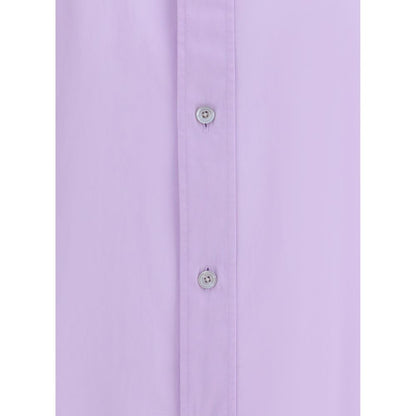 Purple Cotton Dress Shirt
