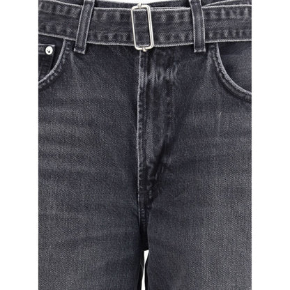 Cuffed Taper wide Jeans