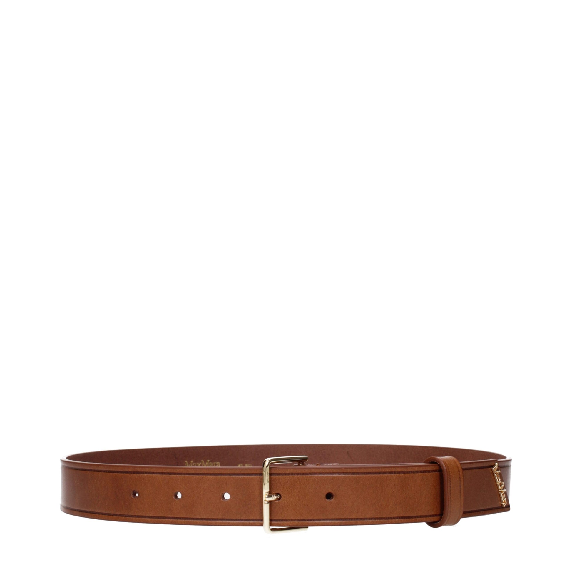 Brown Leather Regular Belt