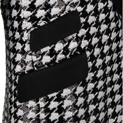 Black Polyester Blazer